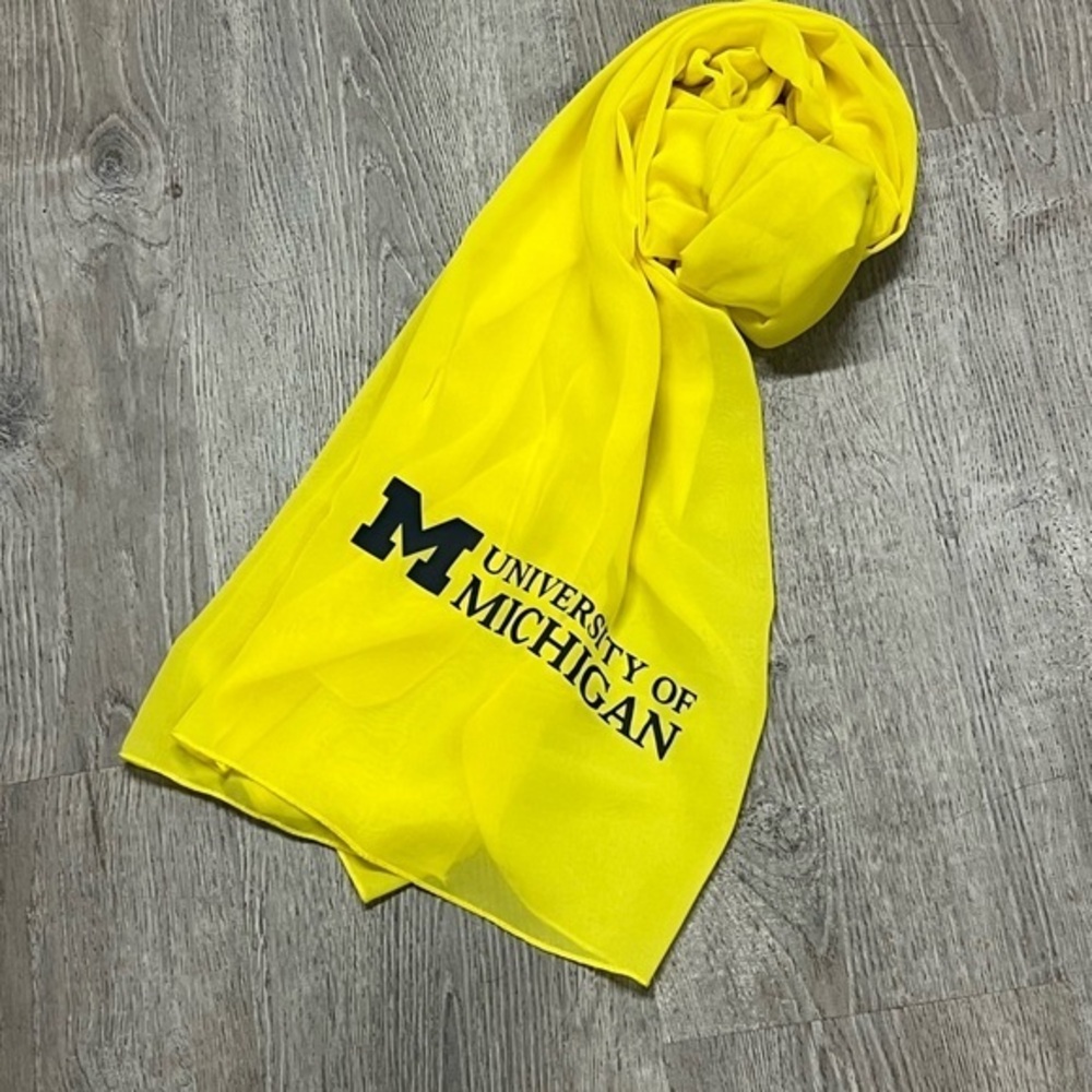 University of Michigan Yellow Scarf